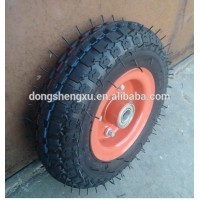 Pneumatic Tyre steel rim wheelbarrow rubber wheel 3.00-8